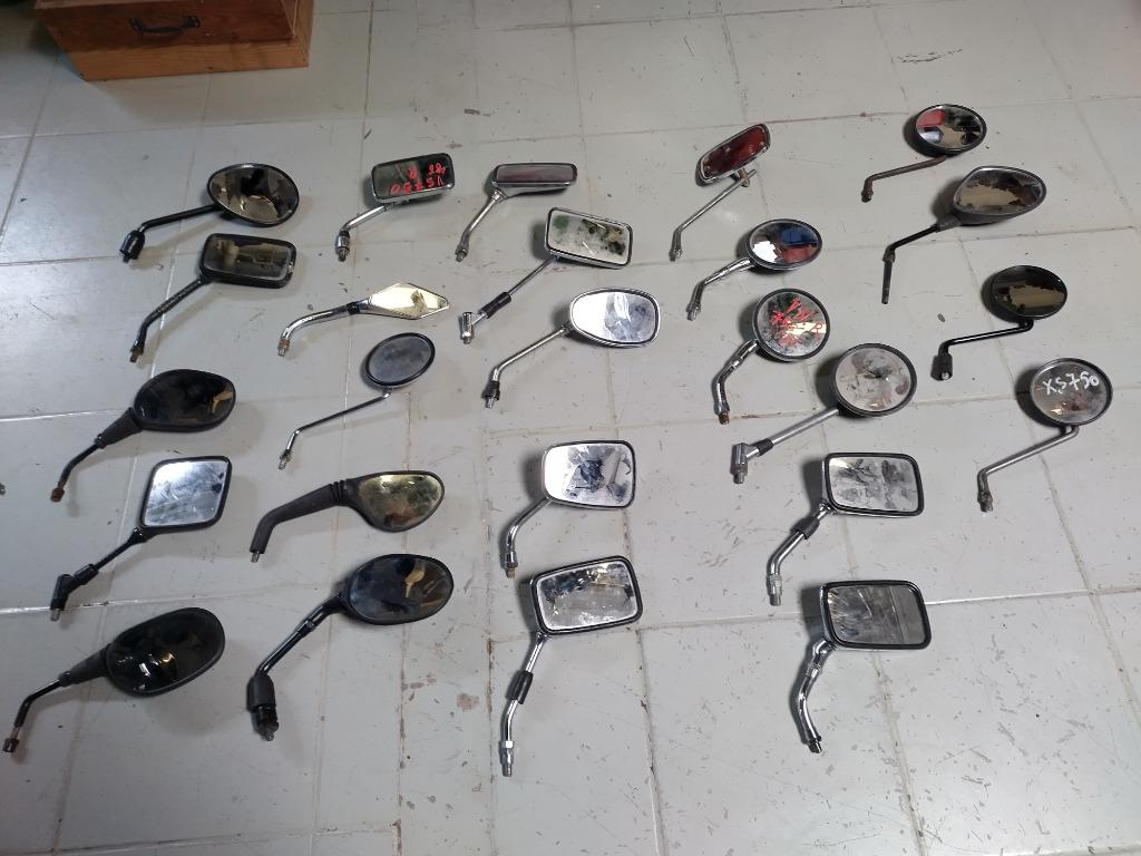 rechter moto spiegels voor chopper of tour moto, Ophalen of Verzenden, Gebruikt