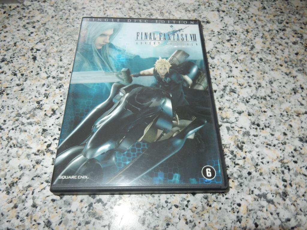 nr.2098- Dvd: final fantasy VII - animatie, À partir de 6 ans, Enlèvement ou Envoi, Comme neuf, Dessin animé