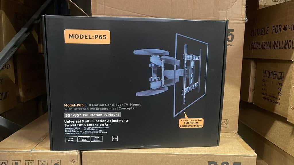 Support TV rotatif 32-85 max 68 kg, Enlèvement, Neuf