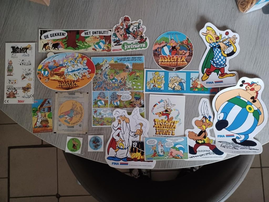 Lot Asterix stickers, Ophalen of Verzenden, Zo goed als nieuw