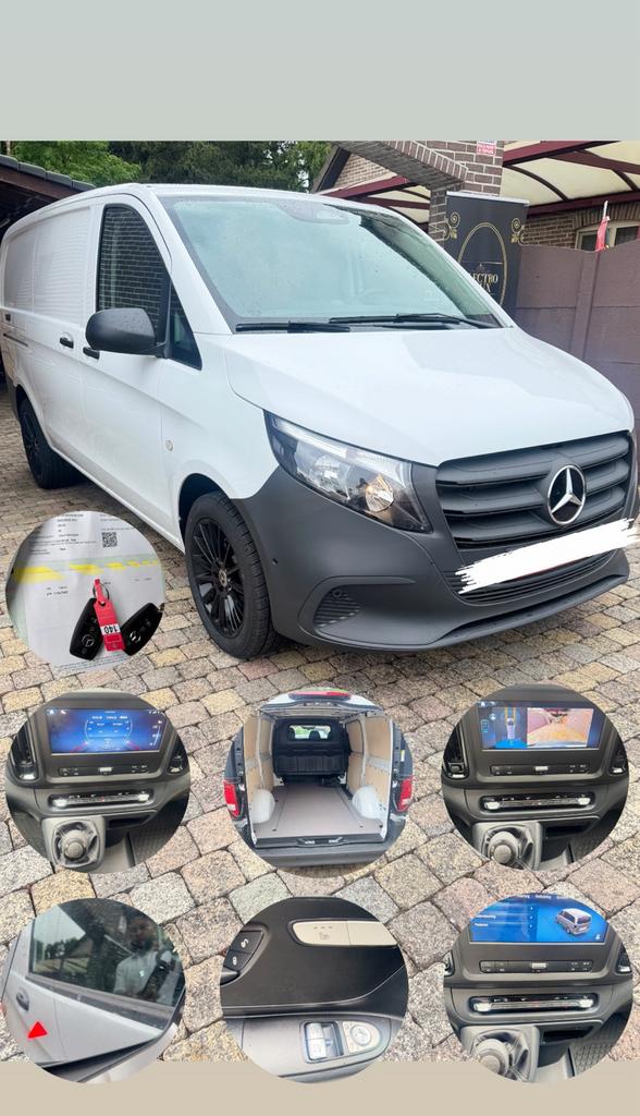 Mercedes-Benz VitoL2 Facelift 2024 Nieuw Model Lichte Vracht, Auto's, Bestelwagens en Lichte vracht, 4 deurs, Parkeersensor, Wit