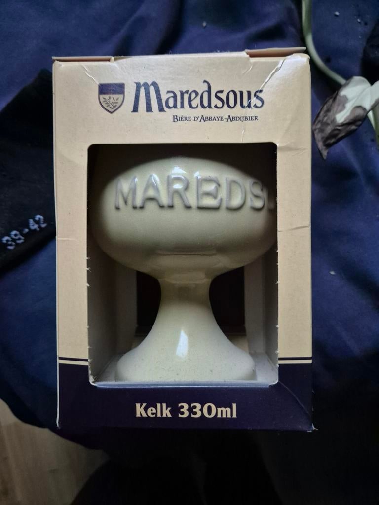 Stenen kruik maredsous in doos, Verzamelen, Verzenden