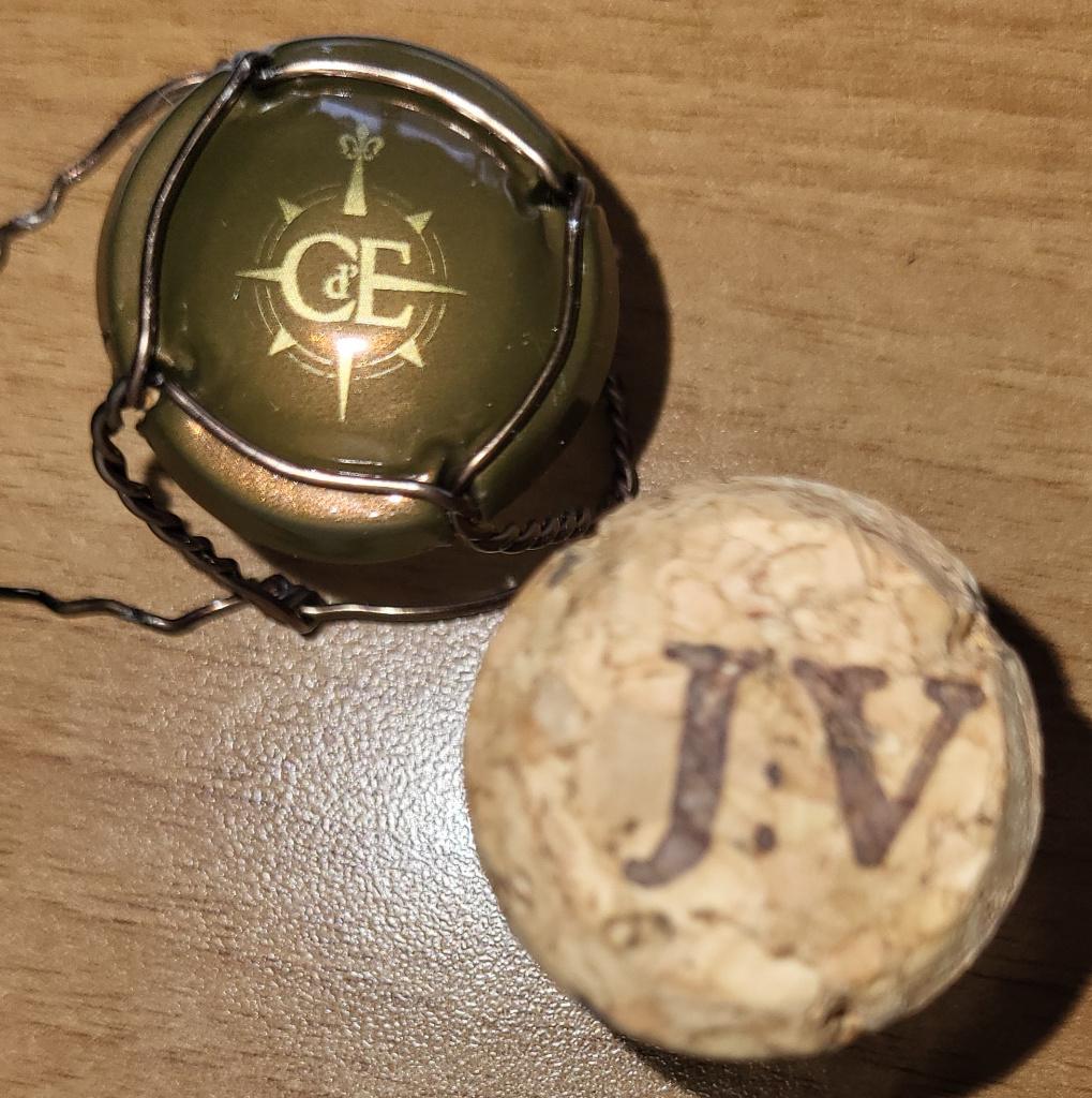 Capsule & bouchon Crémant de Belgique CHANT D'ÉOLE nr.01, Enlèvement ou Envoi, Neuf, Autres régions, Autres types