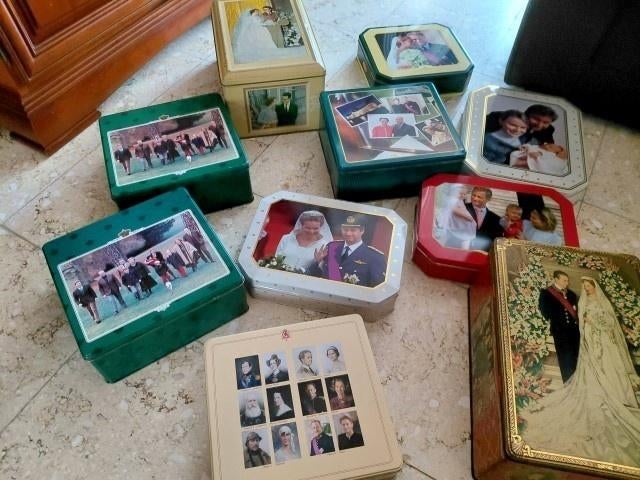 Blikken dozen Belgisch Koningshuis, Verzamelen, Ophalen, Zo goed als nieuw, Overige typen