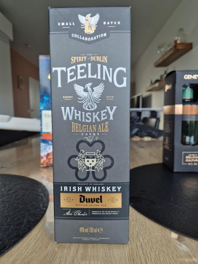 Teeling Duvel Barrel single Malt Whiskey, Verzamelen, Wijnen, Ophalen of Verzenden, Nieuw, Overige typen, Vol