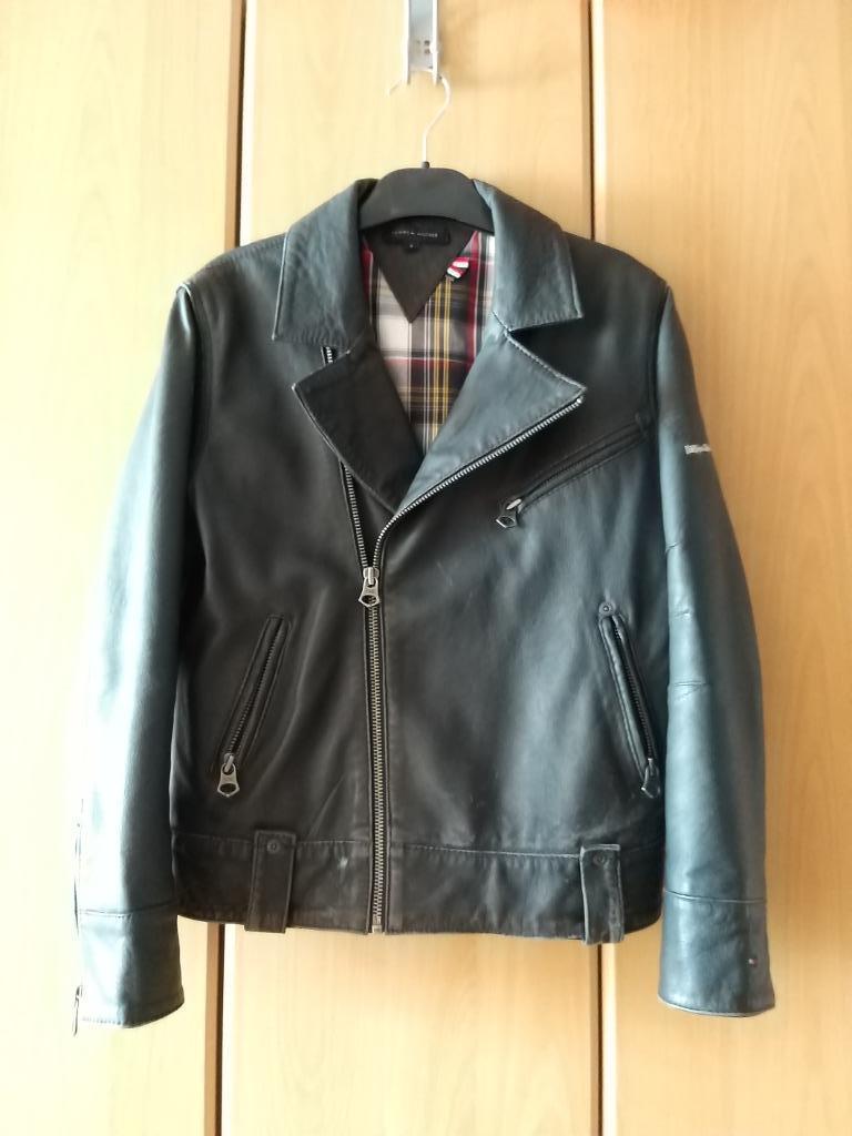 Lederen jas Tommy Hilfiger, Kinderen en Baby's, Ophalen, Zo goed als nieuw, Tommy Hilfiger