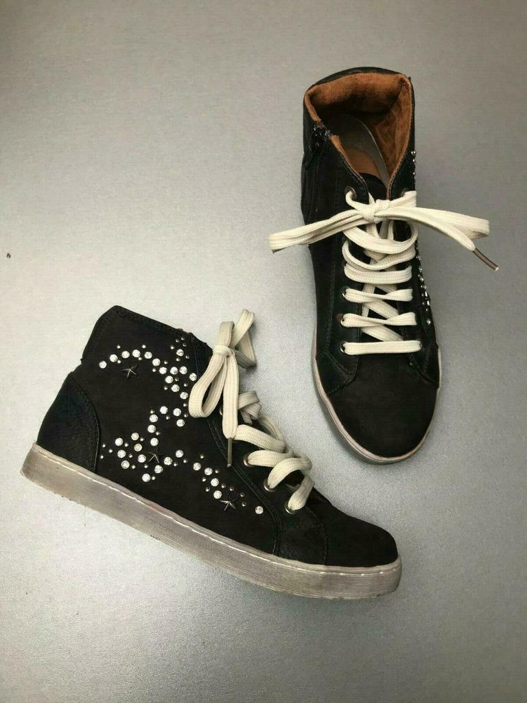 Trend One zwarte sneakers - Maat 37, Zwart, Ophalen of Verzenden, Trend One, Sneakers