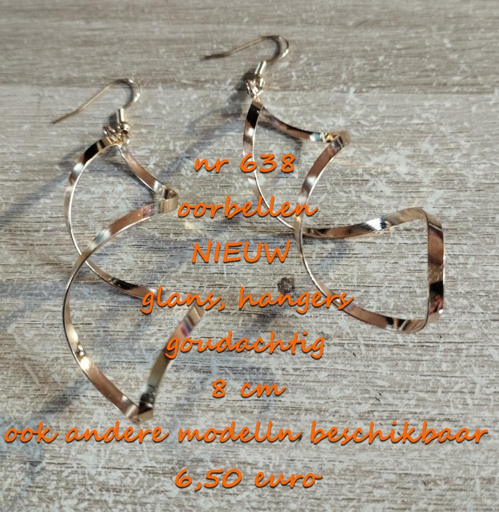 638. Juweel : oorbellen , NIEUW , verzending inbegrepen, Overige materialen, Hangers, Verzenden, Nieuw