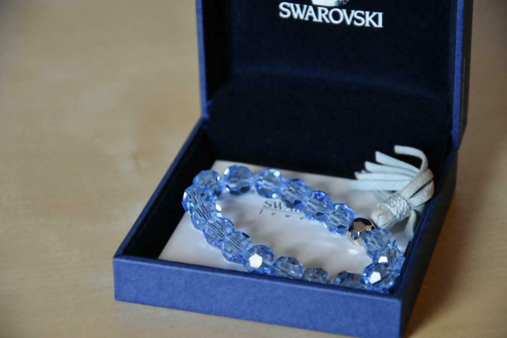 bracelets bleus swarovski, Ophalen, Nieuw, Blauw