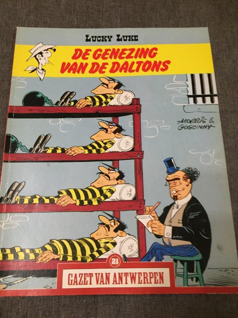 Strip Lucky Luke De genezing van de Daltons, Boeken, Stripverhalen, Eén stripboek, Ophalen of Verzenden, Zo goed als nieuw, Morris