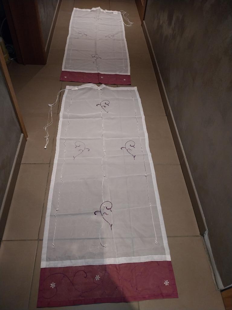 Paire de voilage, Enlèvement ou Envoi, 150 à 200 cm, Utilisé, 50 à 100 cm