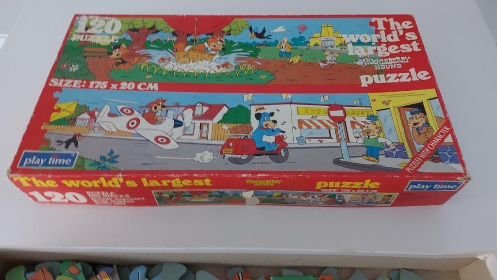 Puzzel - the world's largest puzzle - playtime, Ophalen of Verzenden, Minder dan 500 stukjes, Gebruikt, Legpuzzel