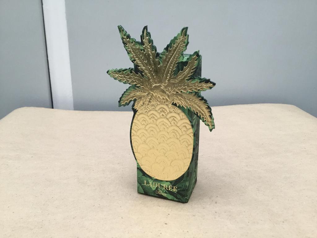 Doosje macarons Ladurée Paris ananas leeg, Ophalen of Verzenden, Nieuw, Verpakking