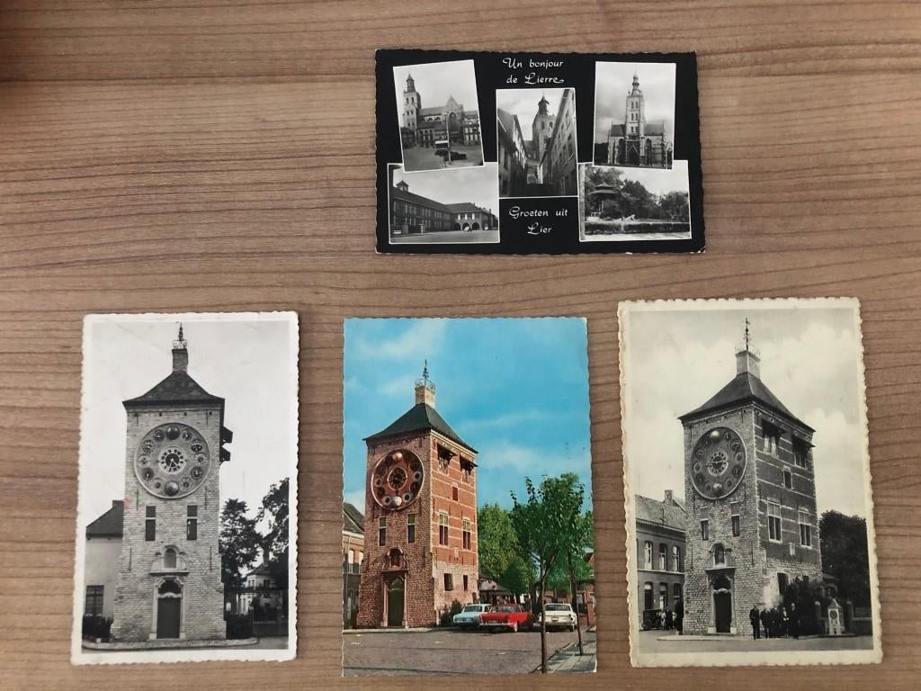 4 postkaarten Lier - Zimmertoren, Verzamelen, Postkaarten | België, Ophalen of Verzenden, Antwerpen