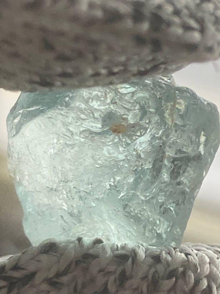 Aige-marine brute 17,65 ct, Bijoux, Sacs & Beauté, Pierres précieuses, Utilisé, Enlèvement ou Envoi