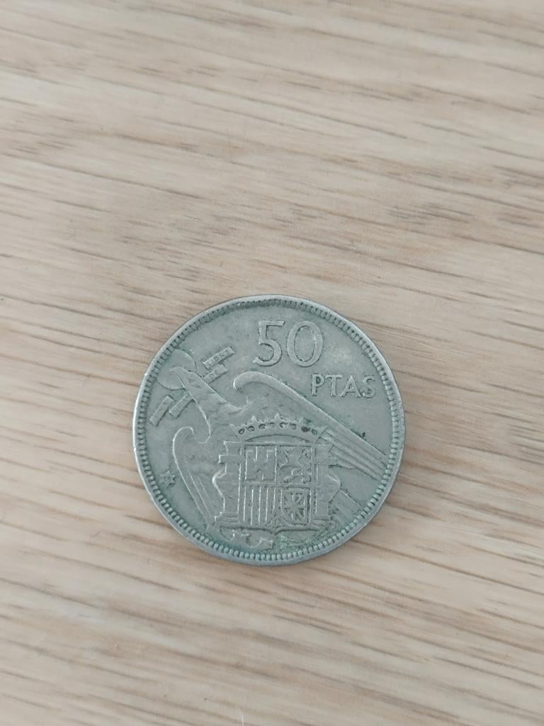 Pièces de monnaie de 50 pesetas de 1957, Enlèvement, Espagne