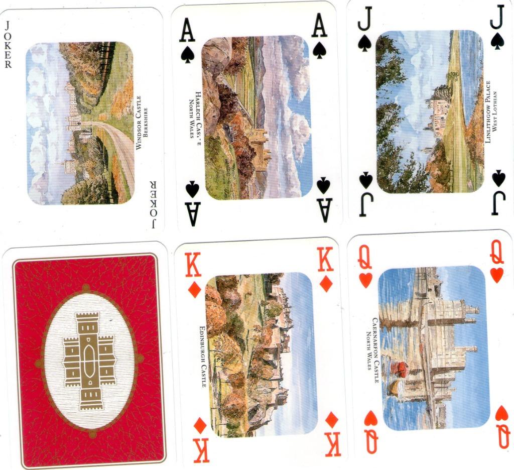 speelkaarten Castles, Hobby en Vrije tijd, Ophalen of Verzenden, Nieuw, Meerdere kaarten