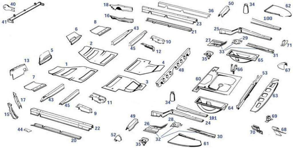 Nieuw plaatwerk voor je     Mercedes 190SL, Auto-onderdelen, Mercedes-Benz, Nieuw, Ophalen of Verzenden, Spatbord