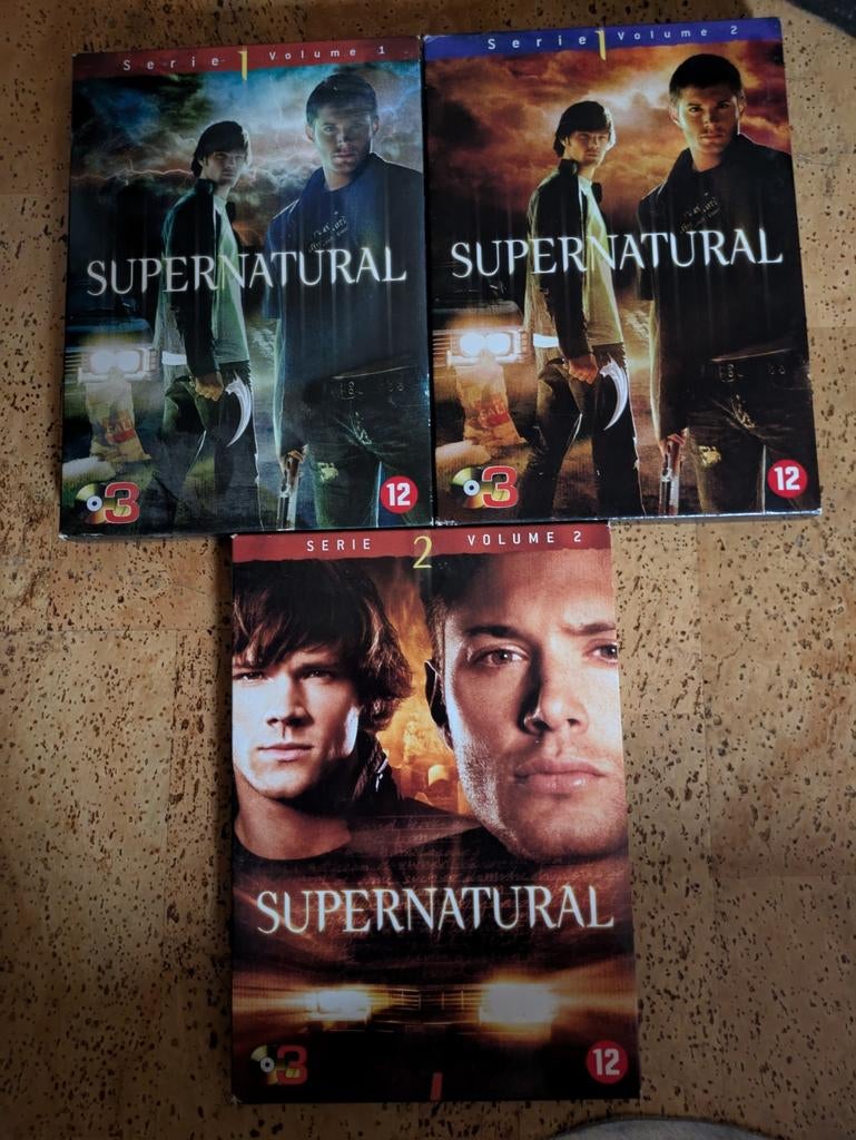 3 x dvd box Supernatural / 7 eur samen, Ophalen of Verzenden, Gebruikt