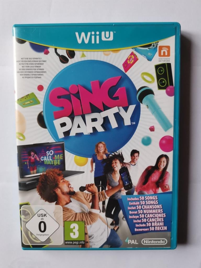 Jeu Sing Party : WiiU, Wii U, Nintendo, Enlèvement ou Envoi, Utilisé