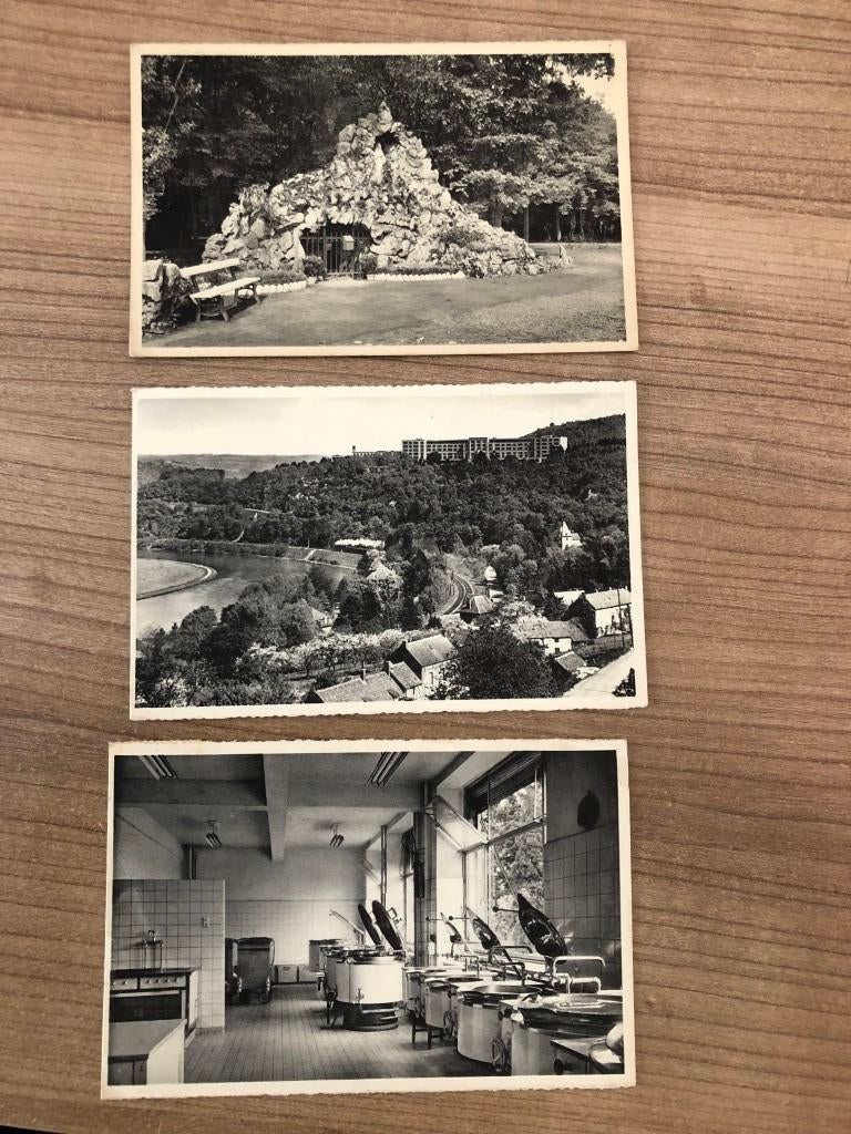 3 postkaarten Sanatorium de Mont-sur-Meuse, Verzamelen, Ophalen of Verzenden, Namen