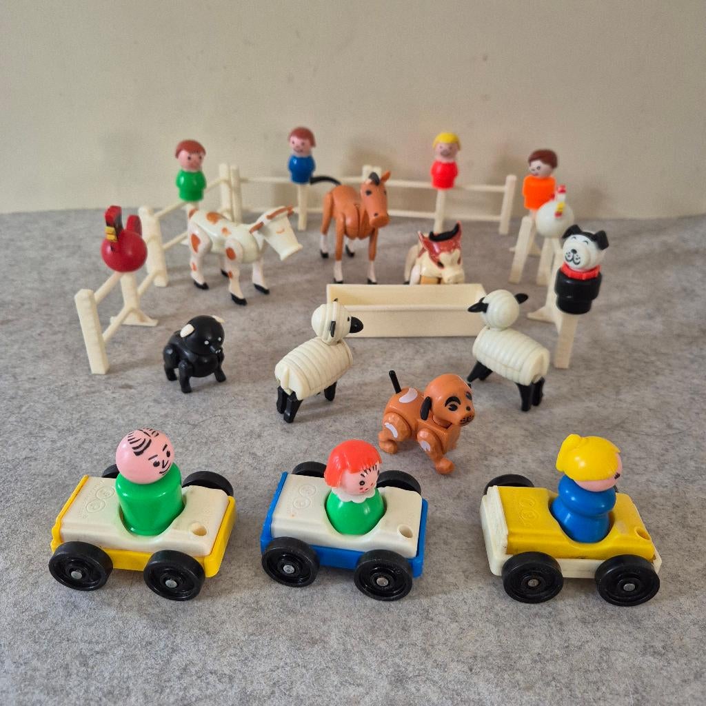 Fisher Price vintage, dieren voor boerderij en poppetjes, Kinderen en Baby's, Speelgoed | Fisher-Price, Ophalen of Verzenden