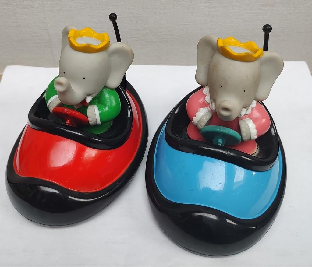 2 botsauto's Babar, Verzamelen, Ophalen of Verzenden, Gebruikt