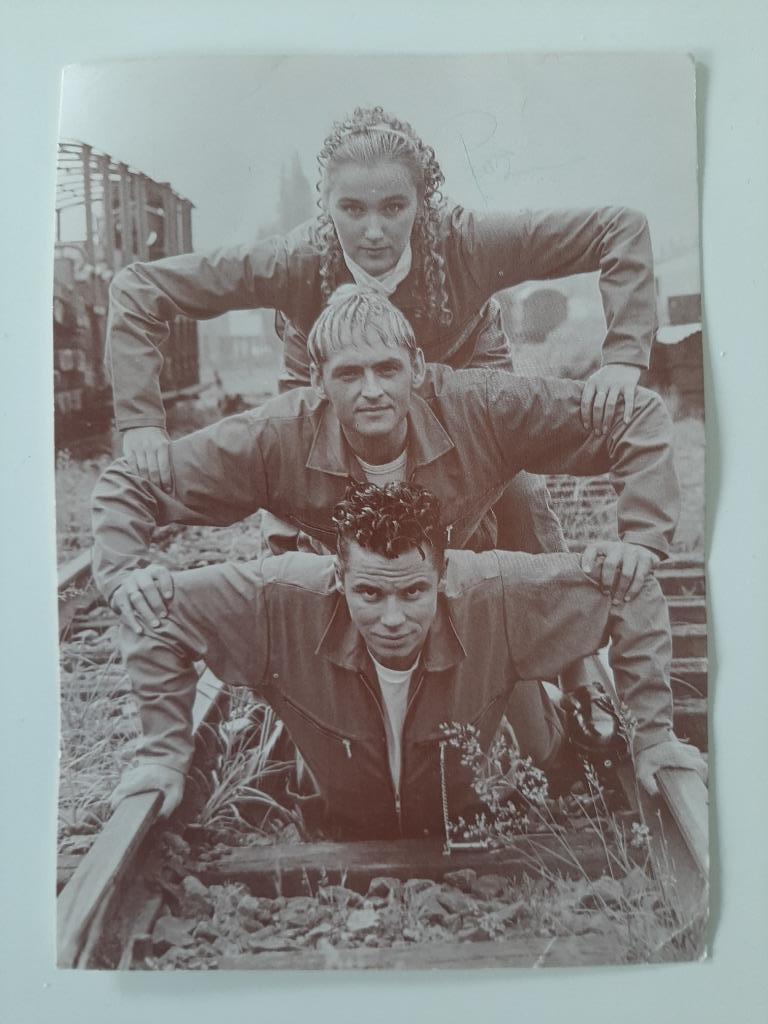 Prent foto kaart (1992) Petra handtekening, Verzamelen, Gebruikt, 1980 tot heden, Foto, Ophalen of Verzenden
