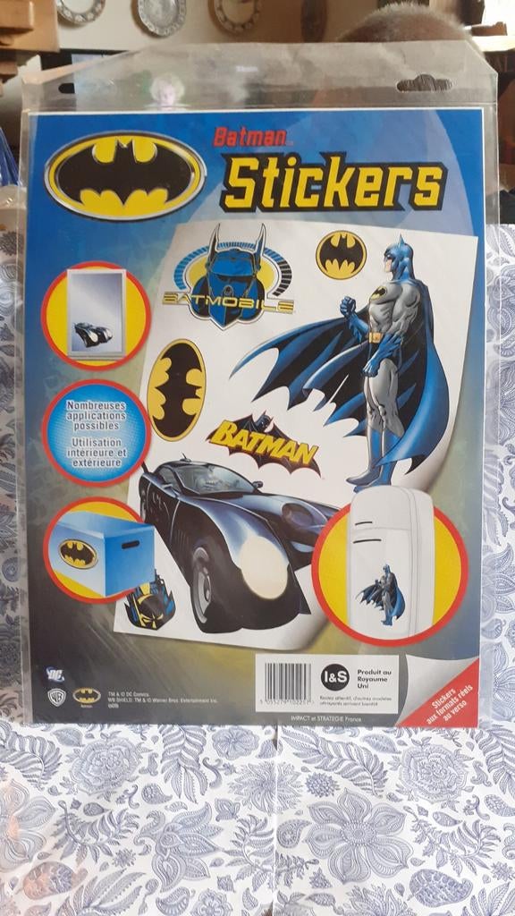stickers plastifier decoratif batman modéle 2, Ophalen of Verzenden, Nieuw, Meerdere stickers