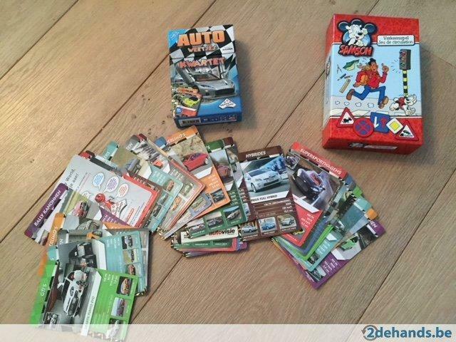 Set van kwartet auto's + verkeersspel Samson, Ophalen of Verzenden, Gebruikt