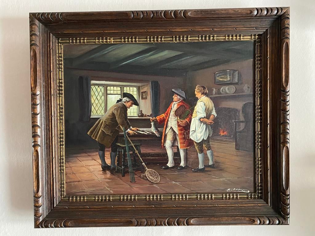 Painting2 E. Braems : Huile sur toile — Signé, Enlèvement ou Envoi
