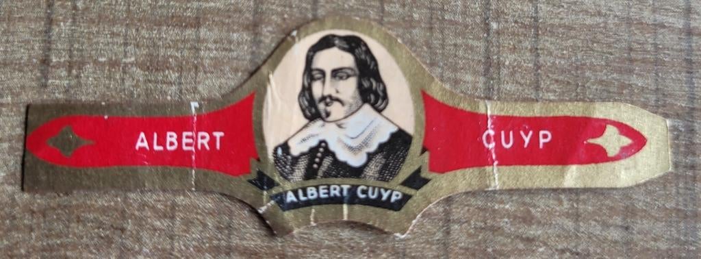 Oud sigarenbandje: Albert Cuyp, Verzamelen, Ophalen of Verzenden, Gebruikt, Sigarenbandjes