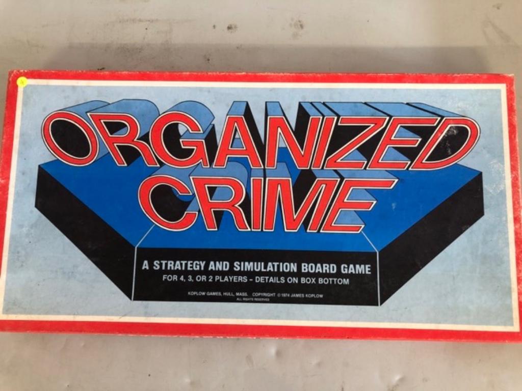 ORGANIZED CRIME - geweldig vintage 70's - nieuw, Hobby en Vrije tijd, Gezelschapsspellen | Bordspellen, Ophalen of Verzenden