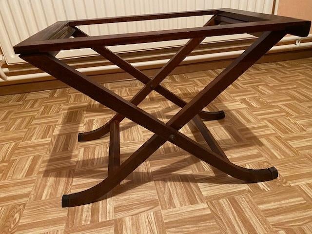 Salontafeltje ovale vorm -   Met uitneembare dienplateau!, Ophalen, Zo goed als nieuw, Ovaal, Hout