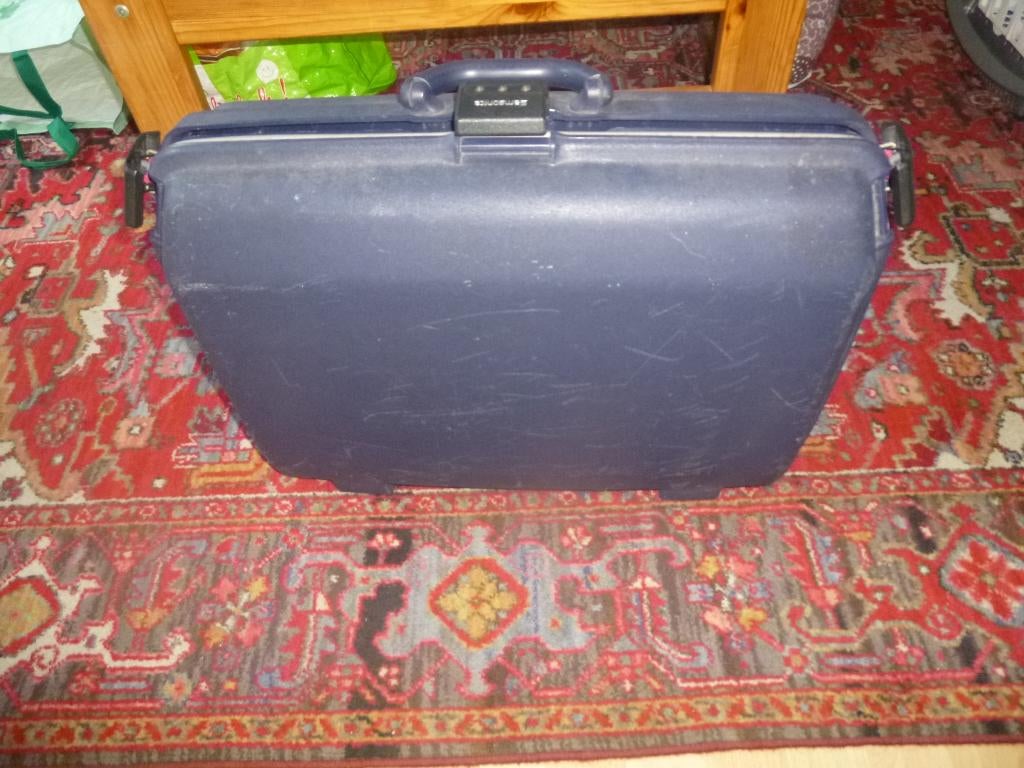 Vieille valise Samsonite 1990, Plastique dur, Enlèvement, 45 à 55 cm, 50 à 60 cm