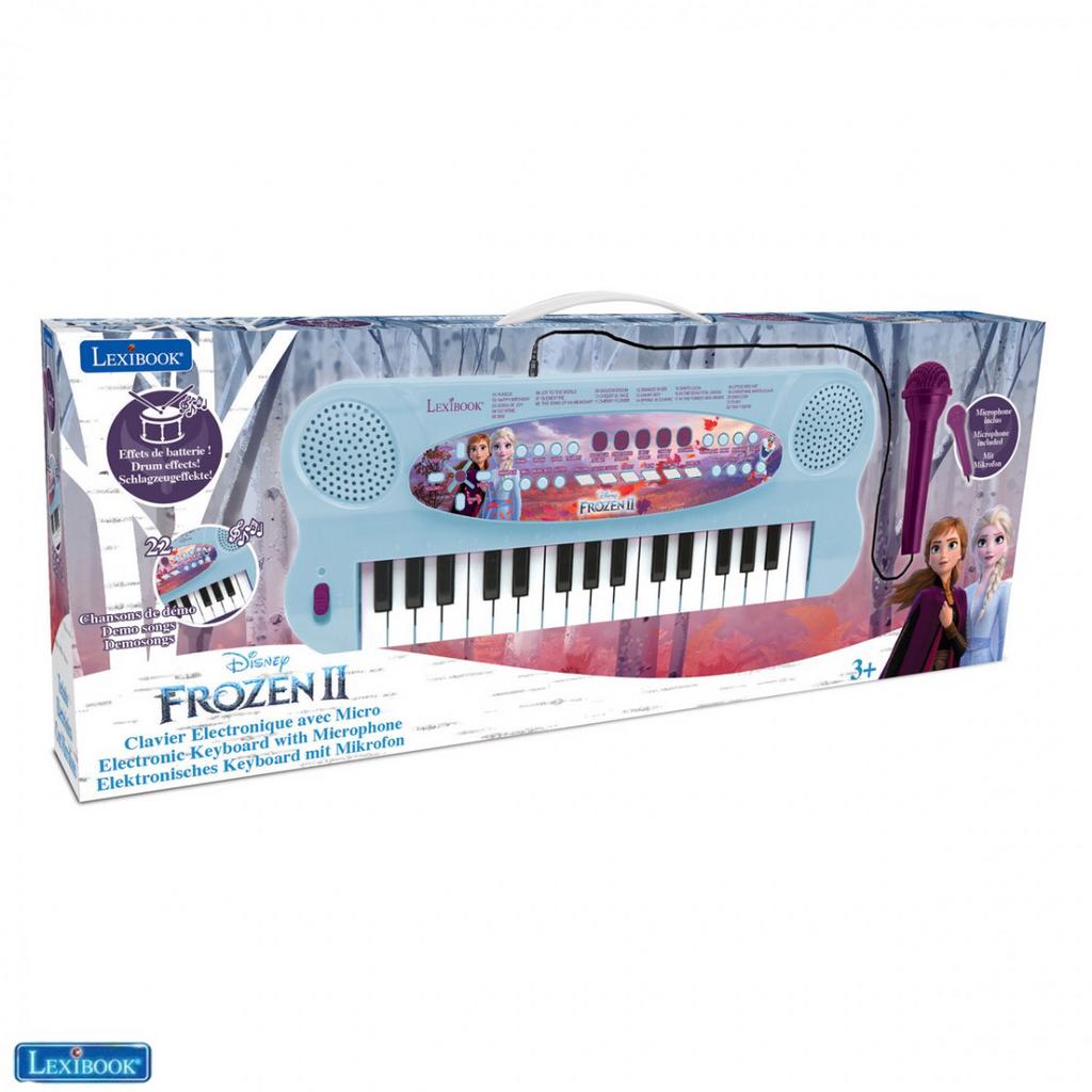 Clavier electronique avec micro REINE DES NEIGES 2, Enlèvement ou Envoi, Comme neuf