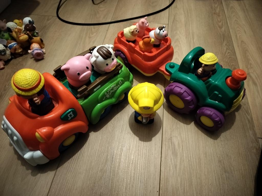 2x boer met tractor en boerderijdieren, Enlèvement