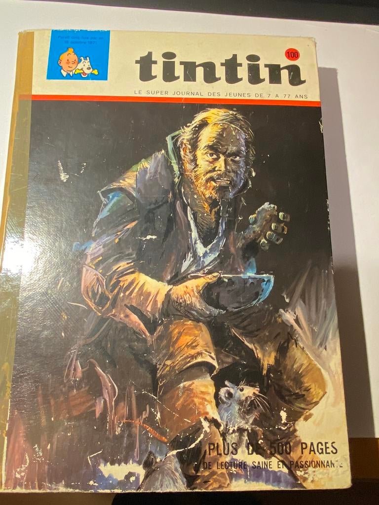 Album TINTIN 100 (10/1971), Utilisé
