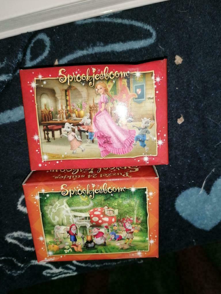 Efteling 2 kleine puzzels, Kinderen en Baby's, Verzenden, Zo goed als nieuw