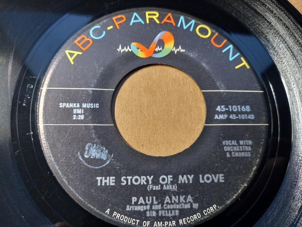 Paul Anka ‎– The Story Of My Love / Don't Say You're Sorry'7, Ophalen of Verzenden, Zo goed als nieuw, Pop