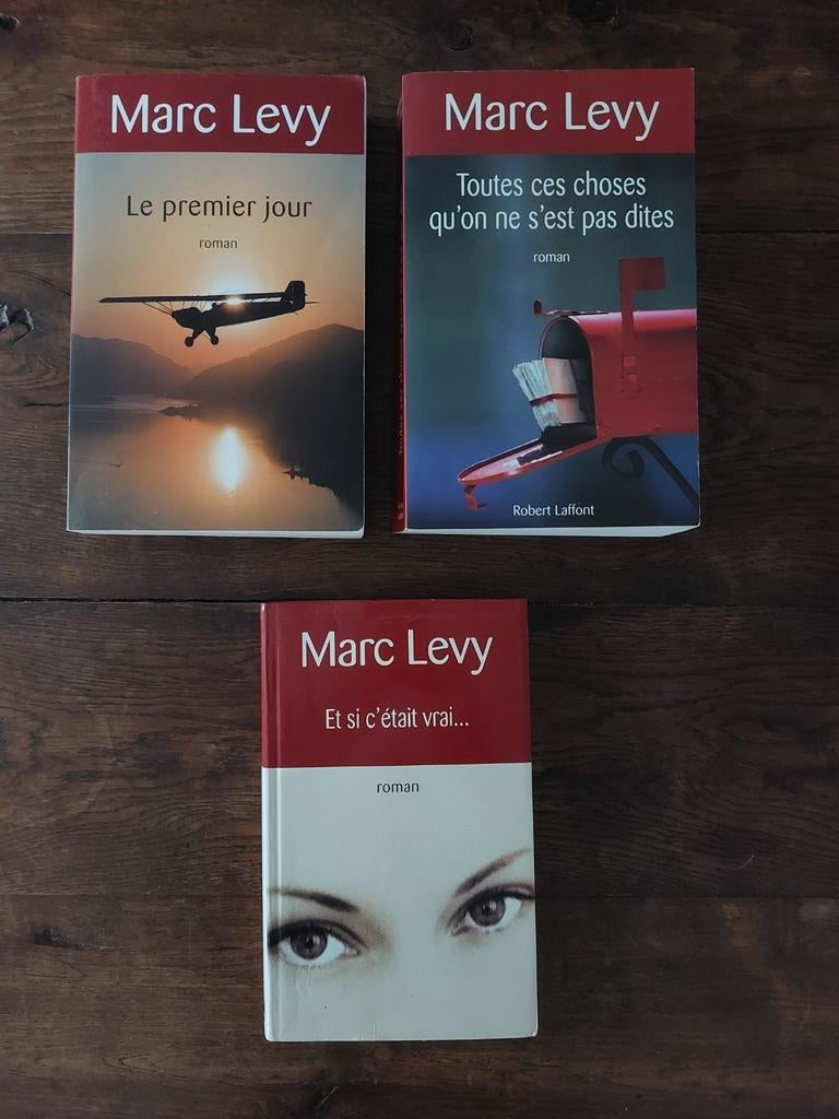 Lot de 3 livres de Marc Levy, Livres, Enlèvement, Utilisé