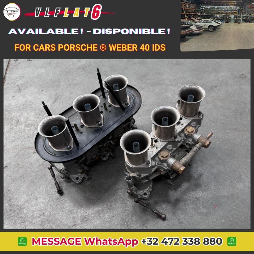 Weber 40 IDS carburateurs, Auto-onderdelen, Motor en Toebehoren, Oldtimer onderdelen, Porsche, Gebruikt, Ophalen of Verzenden