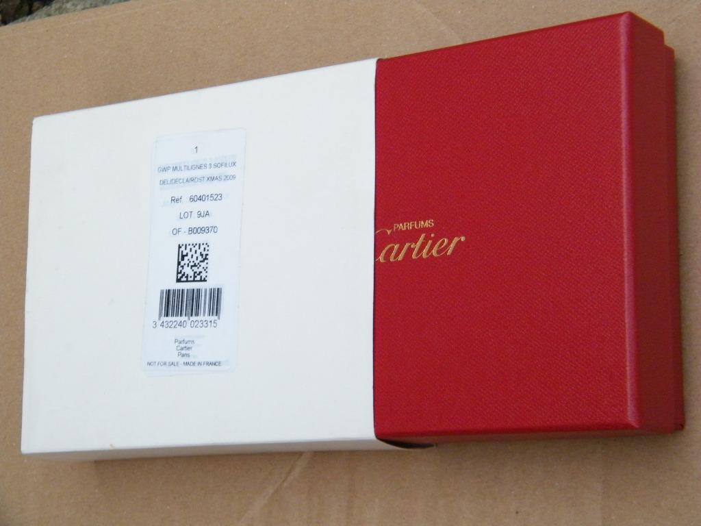 CARTIER parfumdoos x 3 sprays Nieuw uit 2009, Ophalen of Verzenden, Nieuw, Overige typen, Gevuld