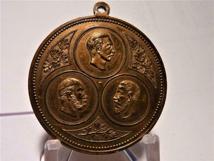 Mooie Duitse herdenkingsmedaille 1888., Ophalen of Verzenden
