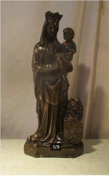 Belle statue ancienne - Vierge Marie et Jésus - Maucci, Enlèvement ou Envoi