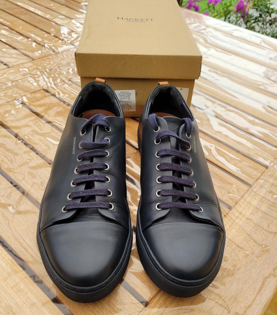 Zeer mooi paar lederen schoenen merk Hackett, 45 als nieuw, Ophalen of Verzenden