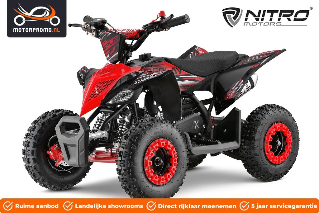 Miniquad kinderquad av 2 takt 49cc quad speelgoed fun cross, 49 cc, 11 kW of minder, 1 cilinder