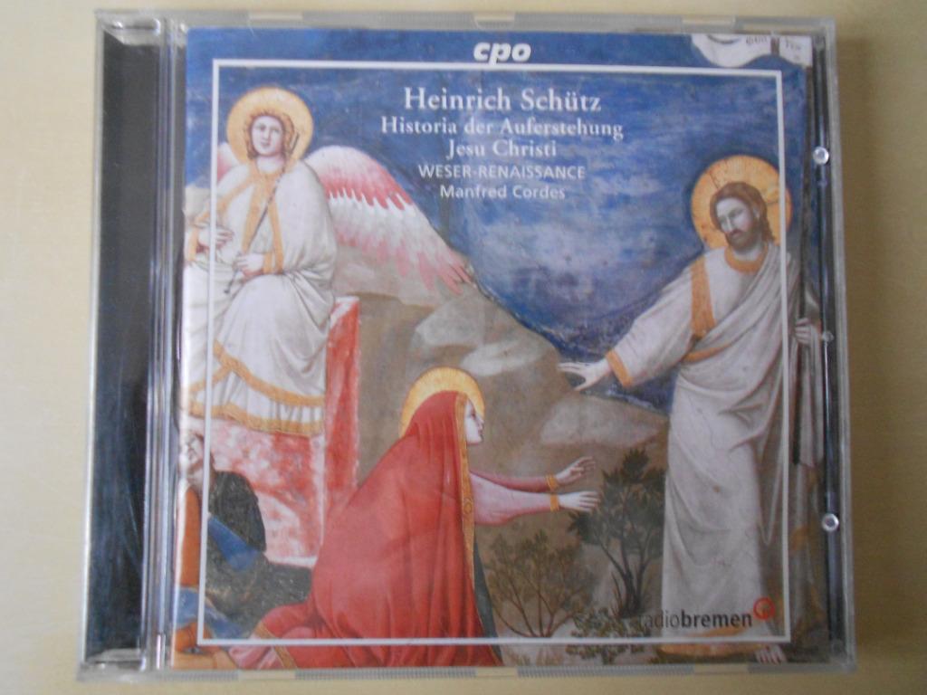 Heinrich Schütz, Historia der Auferstehung Jesu Christi, Enlèvement ou Envoi, Baroque, Comme neuf, Chant