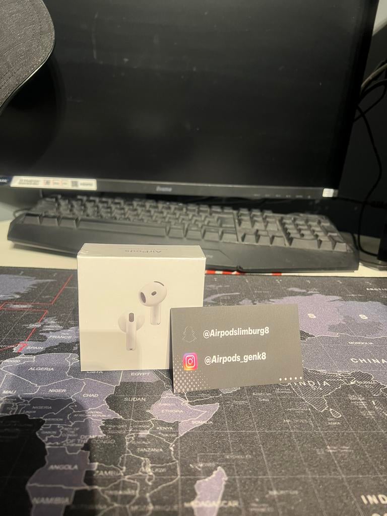 Apple airpods gen 4, Audio, Tv en Foto, Hoofdtelefoons, Overige merken, Bluetooth, Nieuw, Op oor (supra aural)