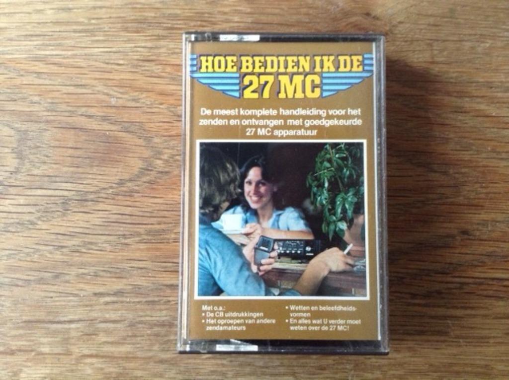 muziekcassette hoe bedien ik de 27 mc, Ophalen of Verzenden, Nederlandstalig, 1 bandje, Origineel
